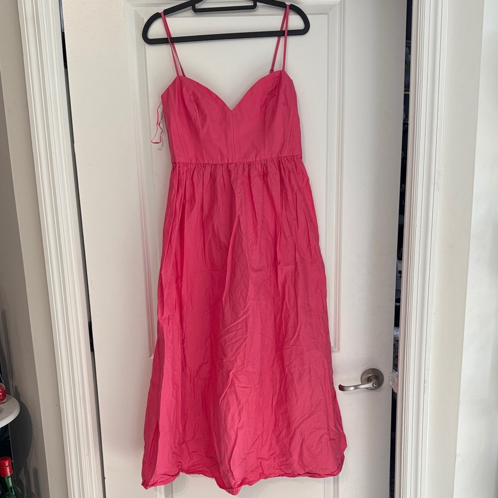 Steve Madden Vibrant Pink Midi Dress